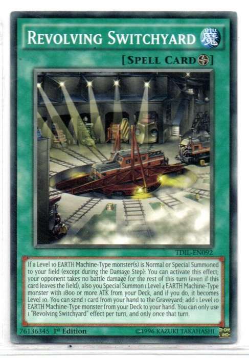 Yu-Gi-Oh! - Revolving Switchyard - 1st Ed/Common - The Dark Illusion (TDIL-EN092)