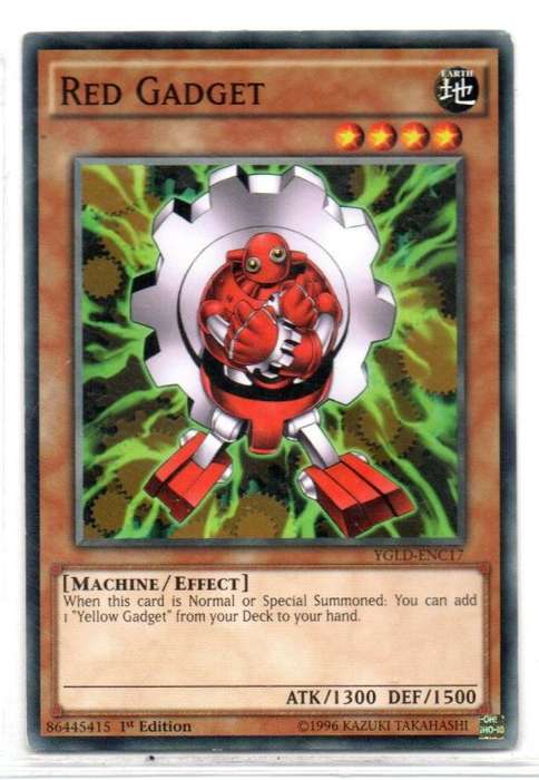 Yu-Gi-Oh! - Red Gadget - 1st Ed/Common - Yugi`s Legendary Decks (YGLD-ENC17)