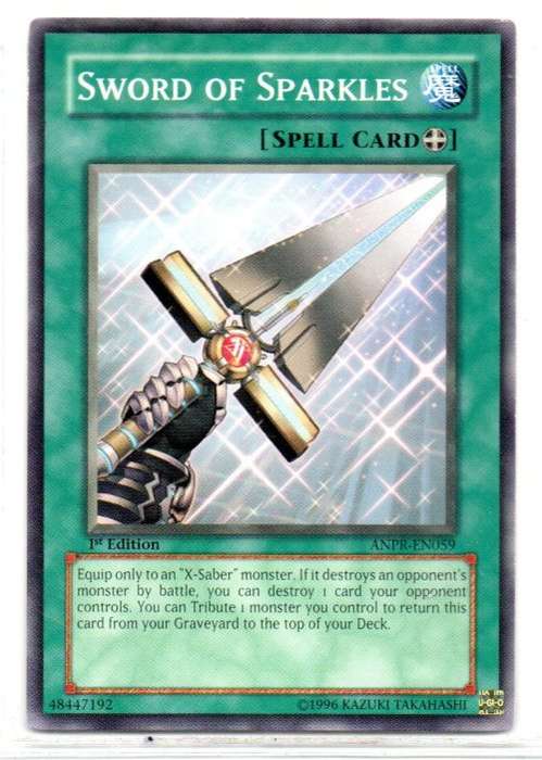 Yu-Gi-Oh! - Sword of Sparkles - 1st Ed/Common - Ancient Prophecy (ANPR-EN059)