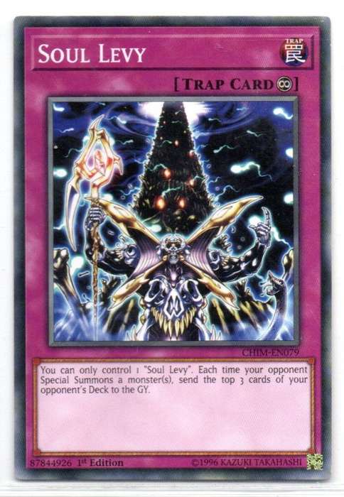 Yu-Gi-Oh! - Soul Levy - 1st Ed/Common - Chaos Impact (CHIM-EN079)