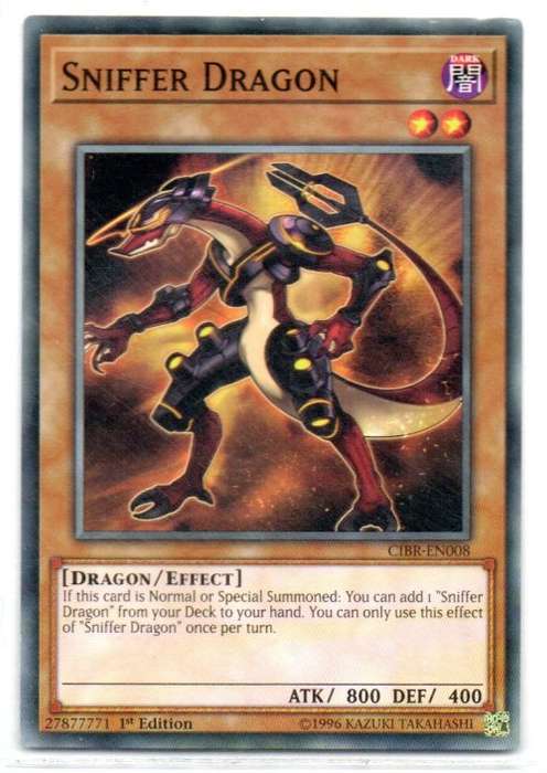 Yu-Gi-Oh! - Sniffer Dragon - 1st Ed/Common - Circuit Break (CIBR-EN008)