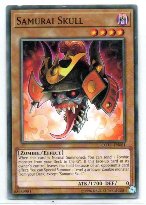 Yu-Gi-Oh! - Samurai Skull - Common - Code of the Duelist (COTD-EN081)