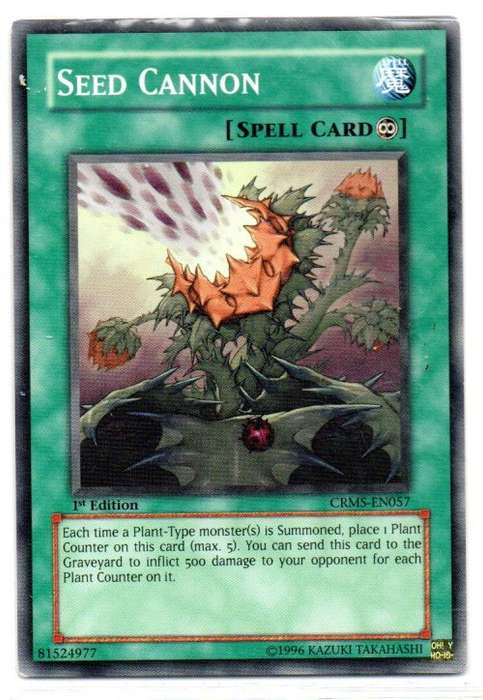 Yu-Gi-Oh! - Seed Cannon - 1st Ed/Common - Crimson Crisis (CRMS-EN057)