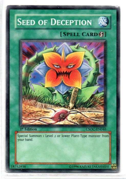 Yu-Gi-Oh! - Seed of Deception - 1st Ed/Common - Crossroads of Chaos (CSOC-EN046)
