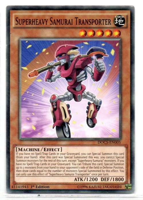 Yu-Gi-Oh! - Superheavy Samurai Transporter - 1st Ed/Common - Dimension of Chaos (DOCS-EN005)