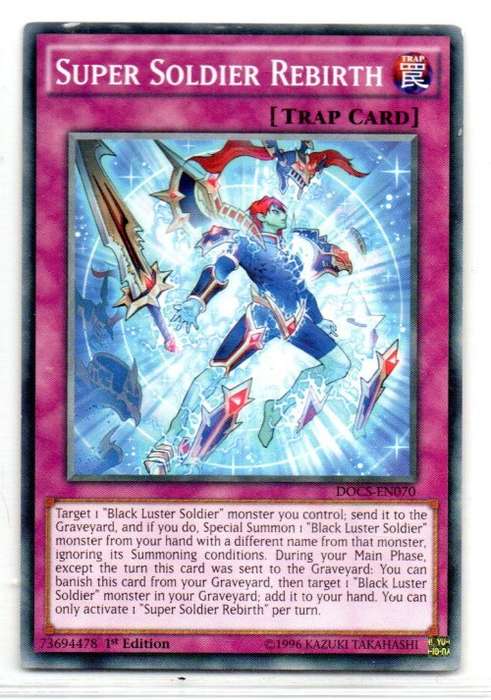 Yu-Gi-Oh! - Super Soldier Rebirth - 1st Ed/Common - Dimension of Chaos (DOCS-EN070)