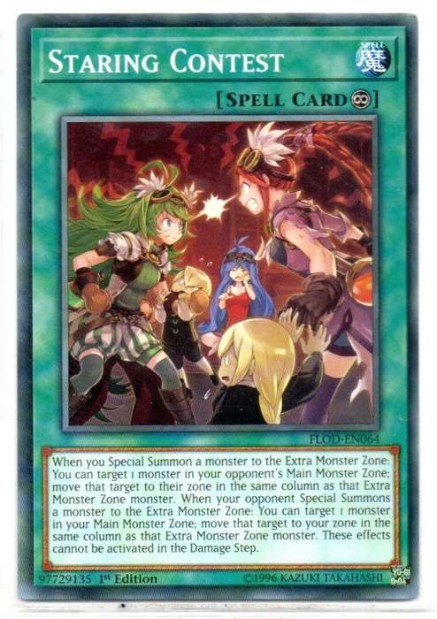 Yu-Gi-Oh! - Staring Contest - 1st Ed/Common - Flames of Destruction (FLOD-EN064)