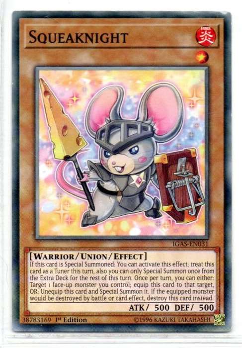 Yu-Gi-Oh! - Squeaknight - 1st Ed/Common - Ignition Assault (IGAS-EN031)