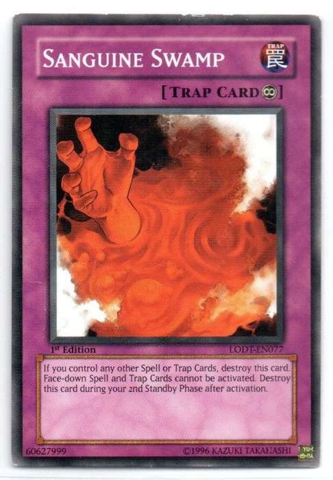Yu-Gi-Oh! - Sanguine Swamp - 1st Ed/Common - Light of Destruction (LODT-EN077)