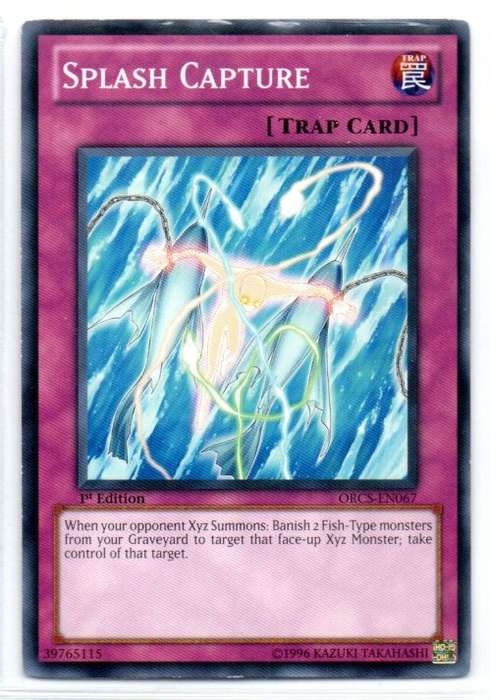Yu-Gi-Oh! - Splash Capture - 1st Ed/Common - Order of Chaos (ORCS-EN067)