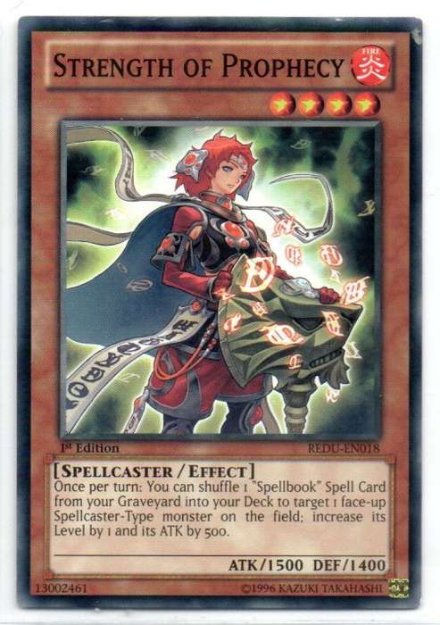 Yu-Gi-Oh! - Strength of Prophecy - 1st Ed/Common - Return of the Duelist (REDU-EN018)