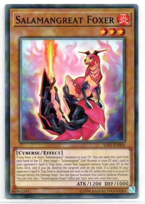 Yu-Gi-Oh! - Salamangreat Foxer - Common - Savage Strike (SAST-EN005)