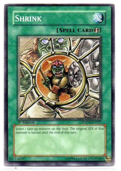 Yu-Gi-Oh! - Shrink - 1st Ed/Common - Zombie World Structure Deck (SDZW-EN027)