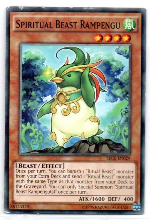 Yu-Gi-Oh! - Spiritual Beast Rampengu - Common - Secrets of Eternity (SECE-EN029)