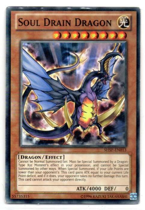 Yu-Gi-Oh! - Soul Drain Dragon - Common - Shadow Specters (SHSP-EN013)