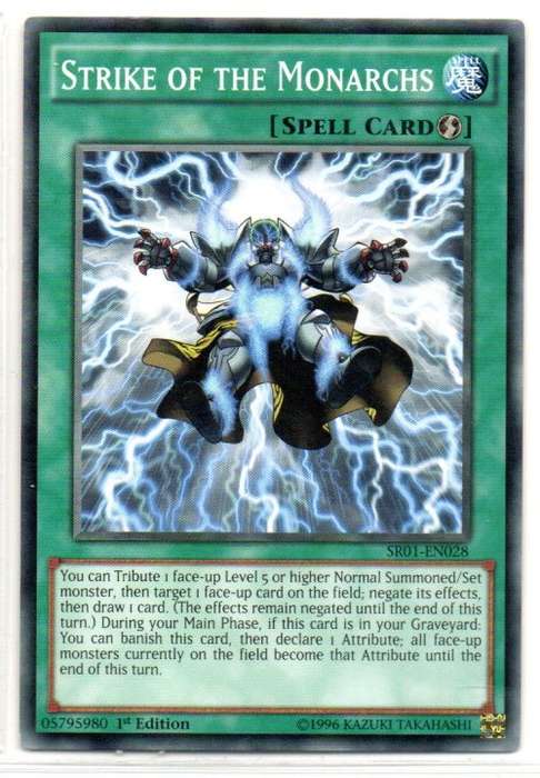 Yu-Gi-Oh! - Strike of the Monarchs - 1st Ed/Common - Emperor of Darkness Structure Deck (SR01-EN028)