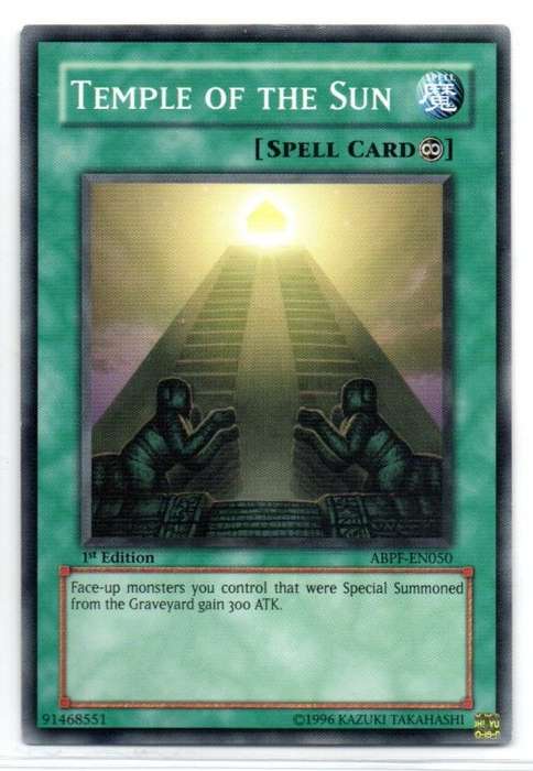 Yu-Gi-Oh! - Temple of the Sun - 1st Ed/Common - Absolute Powerforce (ABPF-EN050)