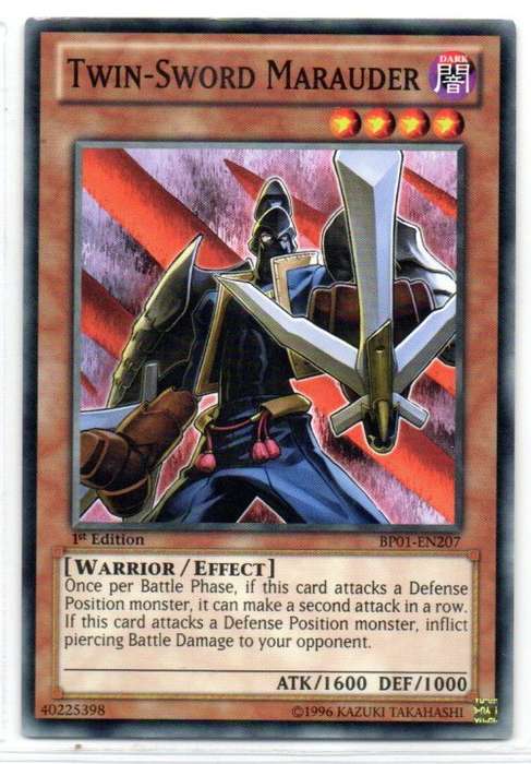 Yu-Gi-Oh! - Twin-Sword Marauder - 1st Ed/Common - Battle Pack: Epic Dawn (BP01-EN207)