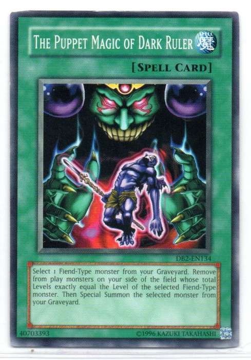 Yu-Gi-Oh! - The Puppet Magic of Dark Ruler - Common - Dark Beginning 2 (DB2-EN134)