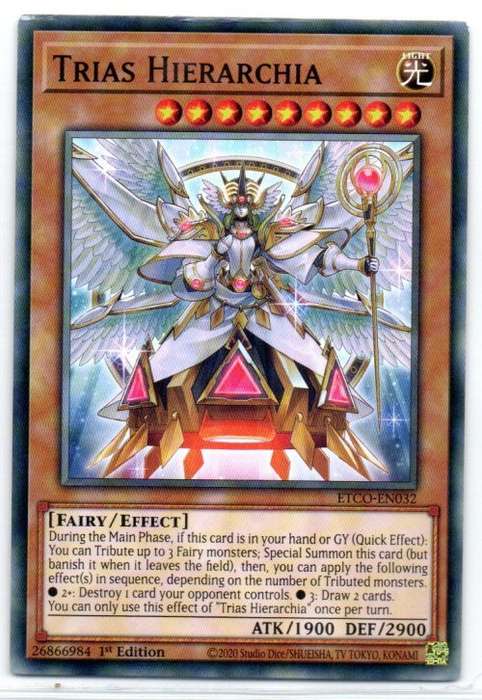Yu-Gi-Oh! - Trias Hierarchia - 1st Ed/Common - Eternity Code (ETCO-EN032)