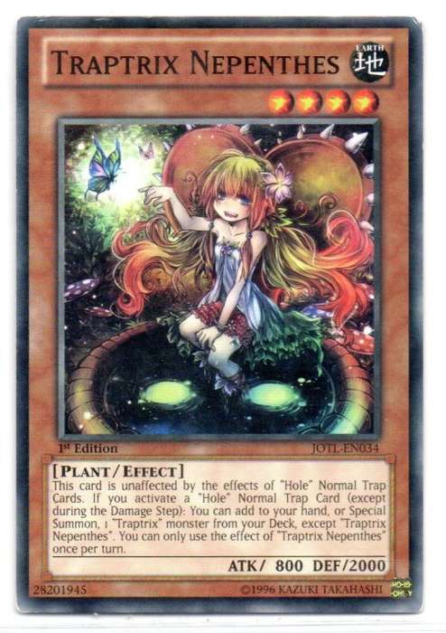 Yu-Gi-Oh! - Traptrix Nepenthes - 1st Ed/Common - Judgment of the Light (JOTL-EN034)