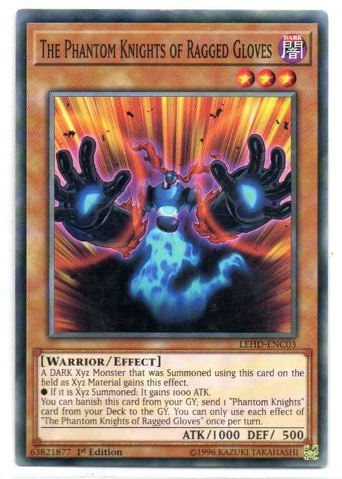 Yu-Gi-Oh! - The Phantom Knights of Ragged Gloves - 1st Ed/Common - Legendary Hero Decks (LEHD-ENC03)