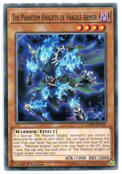 Yu-Gi-Oh! - The Phantom Knights of Fragile Armor - 1st Ed/Common - Legendary Hero Decks (LEHD-ENC05)
