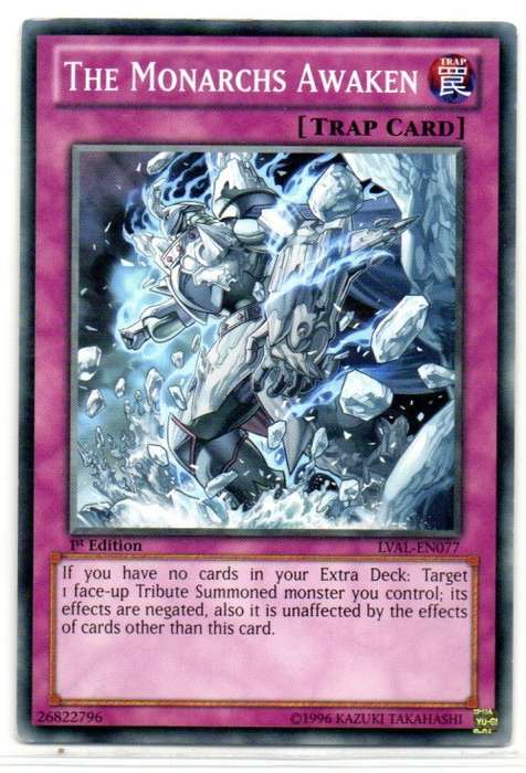 Yu-Gi-Oh! - The Monarchs Awaken - 1st Ed/Common - Legacy of the Valiant (LVAL-EN077)