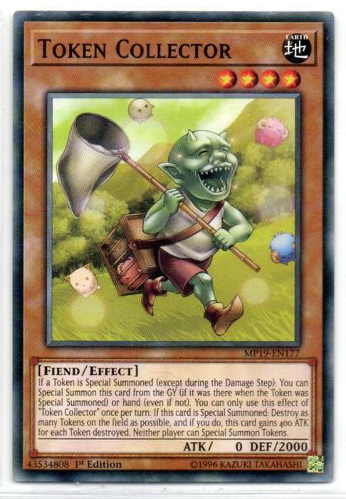 Yu-Gi-Oh! - Token Collector - 1st Ed/Common - 2019 Gold Sarcophagus Tin Mega Pack (MP19-EN177)