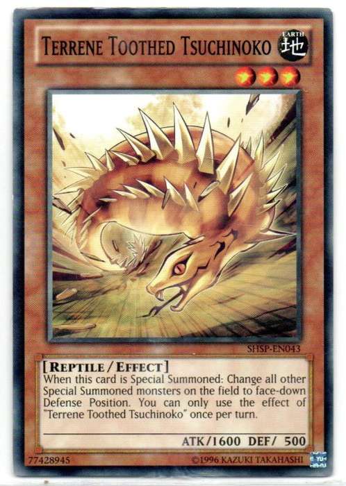 Yu-Gi-Oh! - Terrene Toothed Tsuchinoko - Common - Shadow Specters (SHSP-EN043)