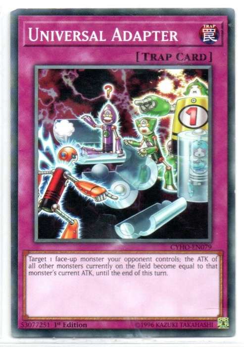 Yu-Gi-Oh! - Universal Adapter - 1st Ed/Common - Cybernetic Horizon (CYHO-EN079)