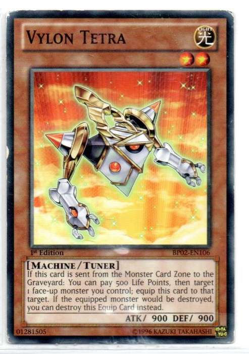 Yu-Gi-Oh! - Vylon Tetra - 1st Ed/Common - Battle Pack 2: War of the Giants (BP02-EN106)