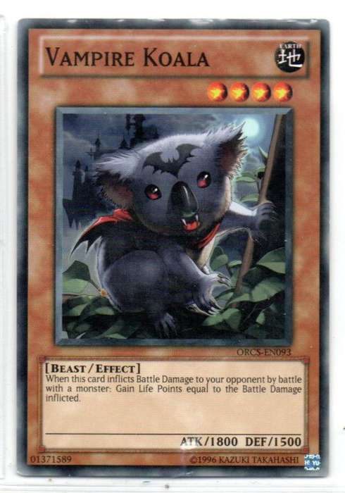 Yu-Gi-Oh! - Vampire Koala - Common - Order Of Chaos (ORCS-EN093 )