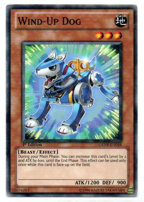 Yu-Gi-Oh! - Wind-Up Dog - 1st Ed/Common - Generation Force (GENF-EN016)