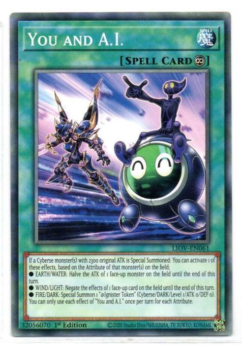 Yu-Gi-Oh! - You and A.I. - 1st Ed/Common - Lightning Overdrive (LIOV-EN061)