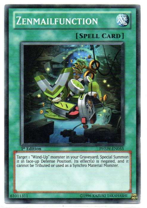 Yu-Gi-Oh! - Zenmailfunction - 1st Ed/Common - Photon Shockwave (PHSW-EN055)