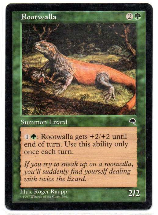 Magic The Gathering 1997 - Rootwalla - Tempest