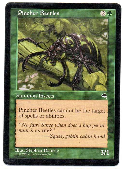 Magic The Gathering 1997 - Pincher Beetles - Tempest