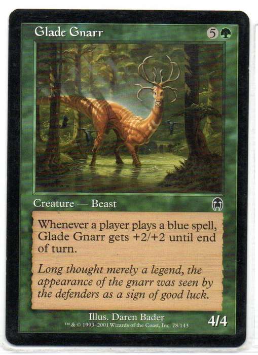 Magic The Gathering 2001 - Glade Gnarr - Apocalypse