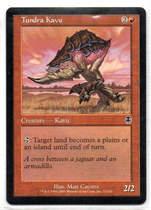 Magic The Gathering 2001 - Tundra Kavu - Apocalypse
