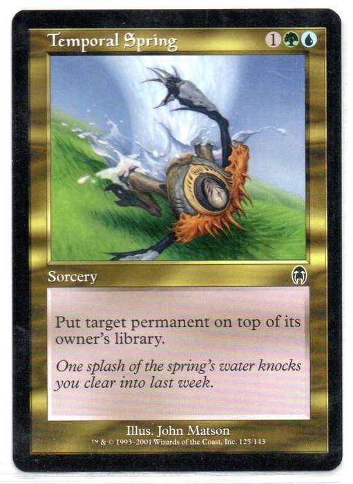 Magic The Gathering 2001 - Temporal Spring - Apocalypse