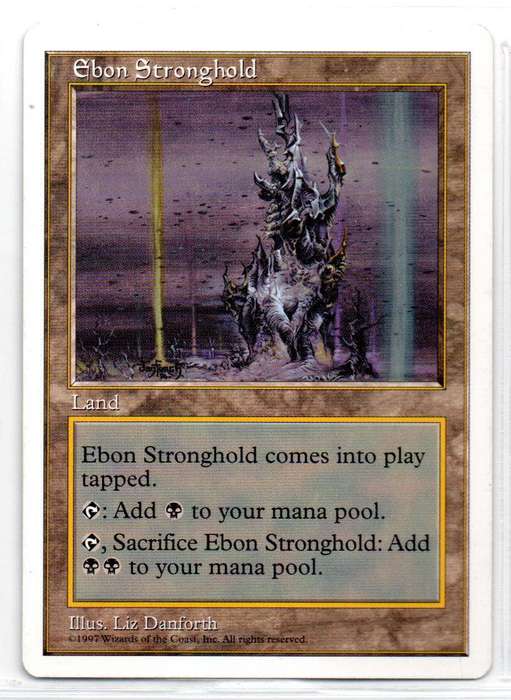 Magic The Gathering 1997 - Ebon Stronghold - Fifth Edition