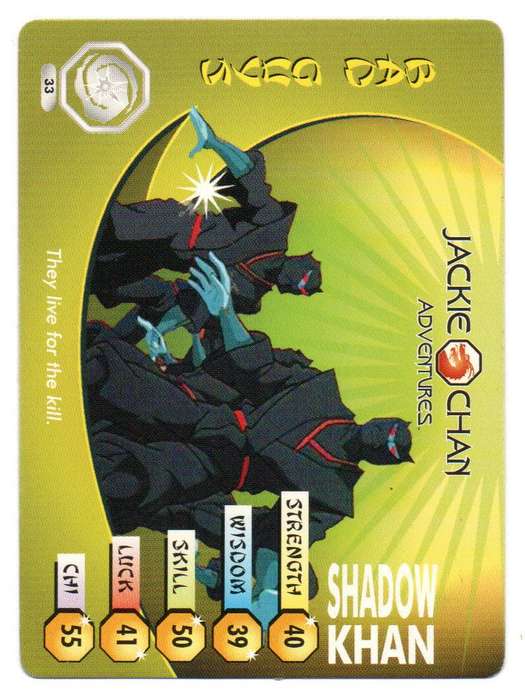 Jackie Chan Adventures - Demon Vortex Card 33