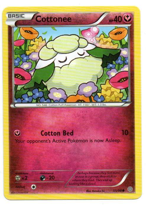 Pokemon TCG: XY-Ancient Origins - Basic Cottonee 55/98