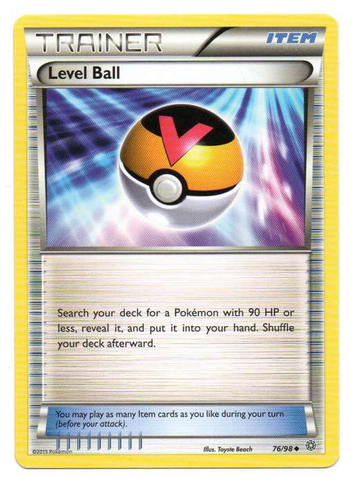 Pokemon TCG: XY-Ancient Origins - Trainer Item Level Ball 76/98