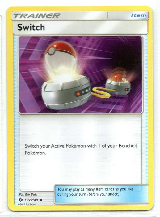 2017 Pokemon - SM Base Set - Trainer Switch 132/149 Uncommon