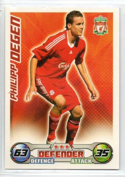 Topps Match Attax PL 2008/2009 - Liverpool FC - 18 Cards