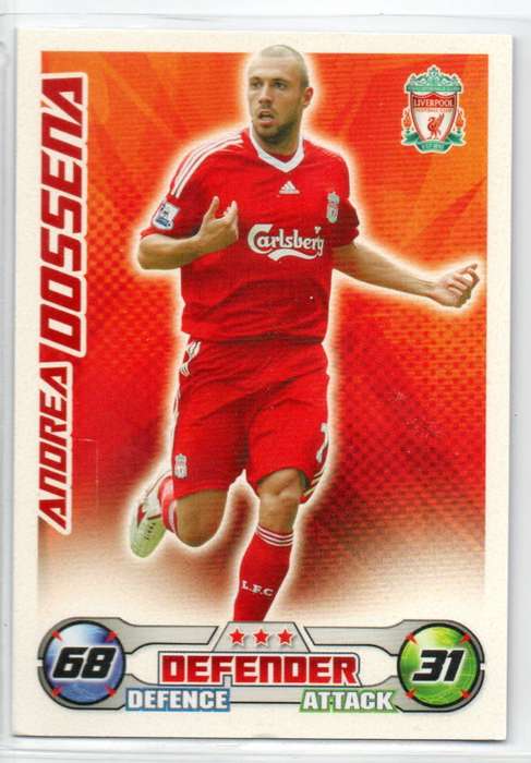Topps Match Attax PL 2008/2009 - Liverpool FC - 18 Cards