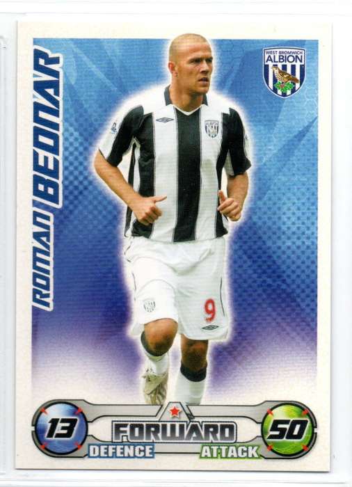 Topps Match Attax PL 2008/2009 - West Bromwich Albion - 14 Cards