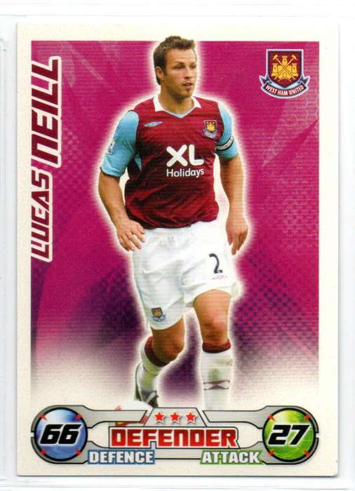 Topps Match Attax PL 2008/2009 - West Ham United - 25 Cards